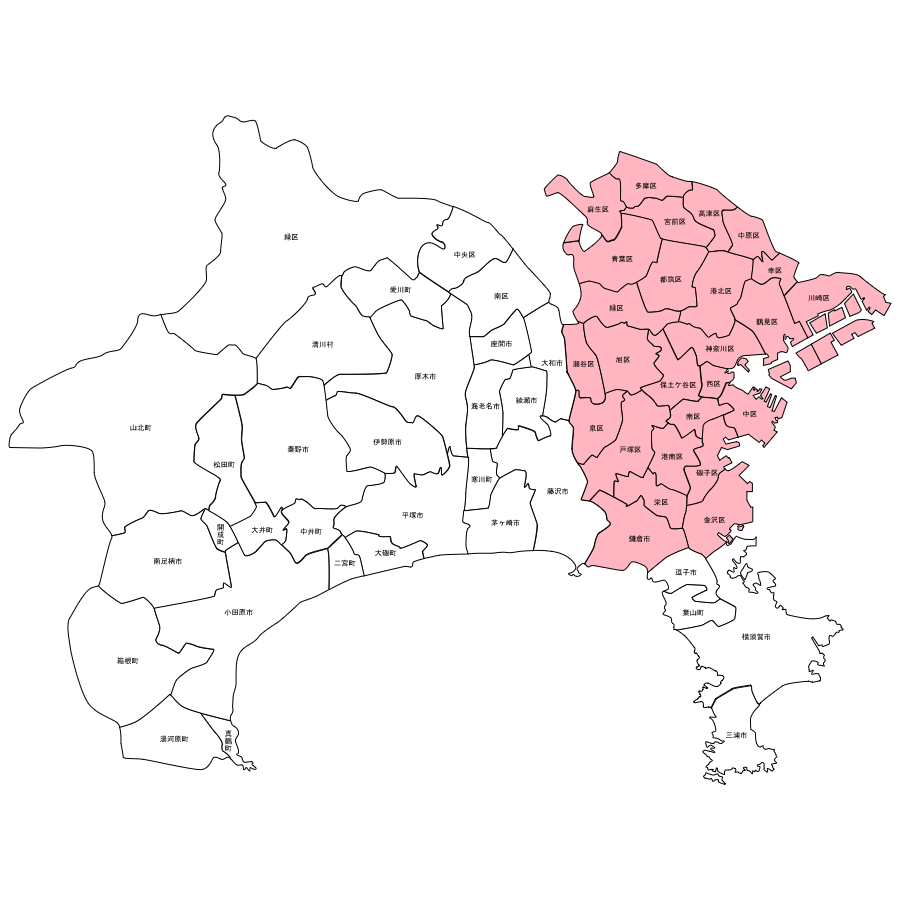 神奈川県対応エリア
